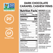 Dark Chocolate Caramel Cashew Minis