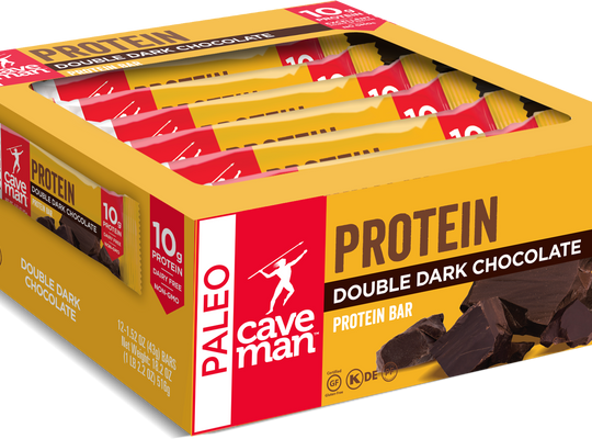 Snack better with 12 count box of clean protein bars.