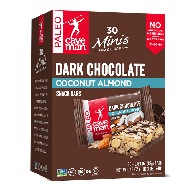 Dark Chocolate Almond Coconut Nutrition Bar Minis