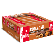Each collagen protein pack contains 12 Chocolate Walnut Bars.