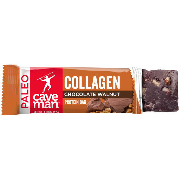 The Chocolate Walnut Collagen Bar has 11g of protein.