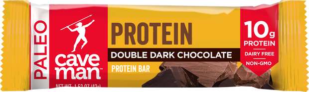 Double the deliciousness with our Dark Chocolate Protein Bar.