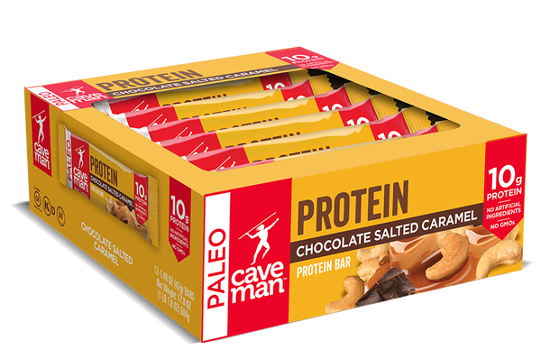 Chocolate Salted Caramel Protein Bars