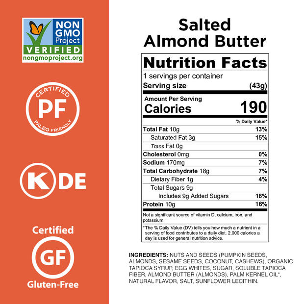 Salted Almond Butter Protein Bars